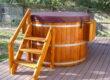 northern lights hot tub - couverture