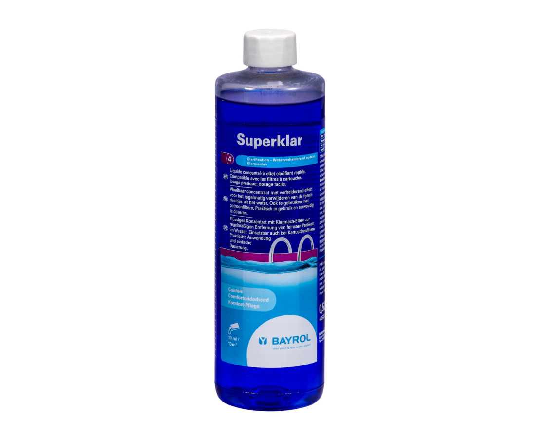 Webshop Superklar front Spa flocculant for crystal-clear water
