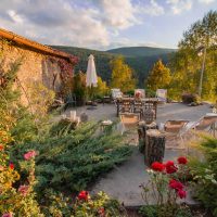 Northern Lights Hot Tubs at rural farm house in Spain